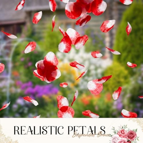 Rose Petal Confetti Cannon 12 Pack, 12" Biodegradable Red Flower Petal Party Poppers for Wedding Aisle, Proposal, Engagement, Anniversary & Bridal Shower Celebrations - Thumbnail 3