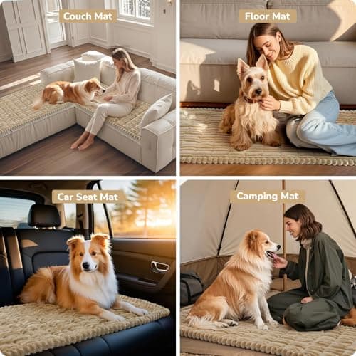 PIGLOG Pet Couch Cover Dogs Washable Couch Protector Non-Slip Dog Mat for Couches and Sofas Pet Friendly - Thumbnail 6