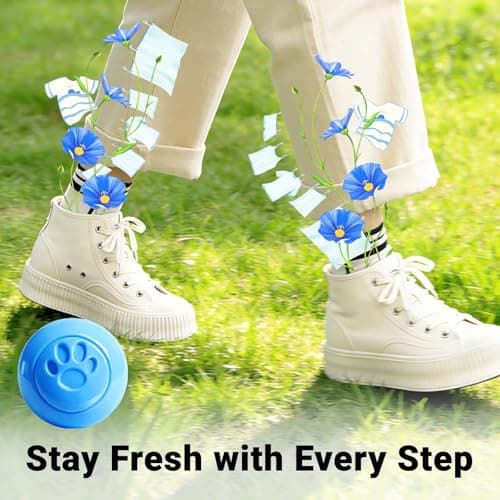 STRN Sneaker Deodorizer Balls 8 Packs Linen Scent Shoe Odor Elimination, Scented Plastic Ball, Long-lasting Freshness Shoe Deodorizer for Sneakers Gym, Bags, Cars and Small Spaces - Thumbnail 5