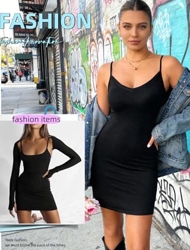 Avidlove Chemise Sexy Lingerie Halter Dress Slip Nightgown Sleepwear for Women Black XXXL - Thumbnail 3