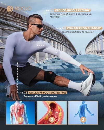 5 Pack Long Sleeve Compression Shirts for Men - Black Quick Dry Workout Base Layer Undershirt Top for Athletic Gym Running - Thumbnail 3