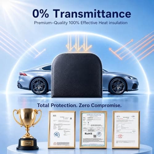 Car Window Shades for Baby, [100% UV Block & Ice-Crystal Cooling] Breathable Car Shade for Back Window Universal Fit for SUV, Sedan, Privacy & Safety (Medium), 2 Pack - Thumbnail 5