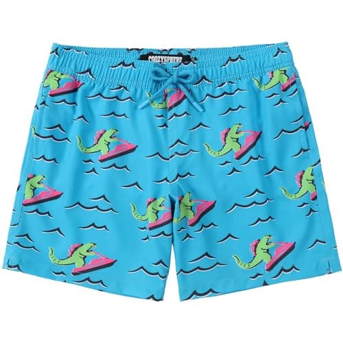 CoozySphere Little Boys Swim Trunks Quick Dry Beach Swimwear Age 4 - Image 1