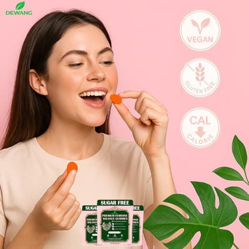 DEWANG Feminine Balance Gummies – Daily pH Balance & Vaginal Health Support, Probiotics for Womens Odor & Confidence Pineapple Flavor Vegan & Sugar-Free (Pineapple) - Thumbnail 6