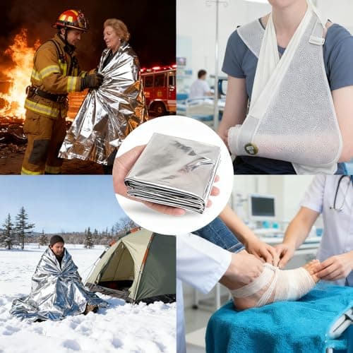 279PCS Small Travel First Aid Kit Supplies for Business, First Aid Emergency Set Backpacking Essentials Items Trauma Survival Kits for Outdoor Adventure, Black AMORNING - Thumbnail 4
