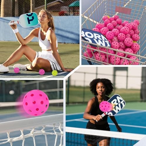 AILANFEI ALANFEI 12-Pack Premium Pickleball Balls -Compliant USAP Approved, 40 Holes Outdoor/Indoor Pickle Balls， Perfectly Balanced, High Bounce True Flight, Pickle Ball for Tournament Play - Thumbnail 3