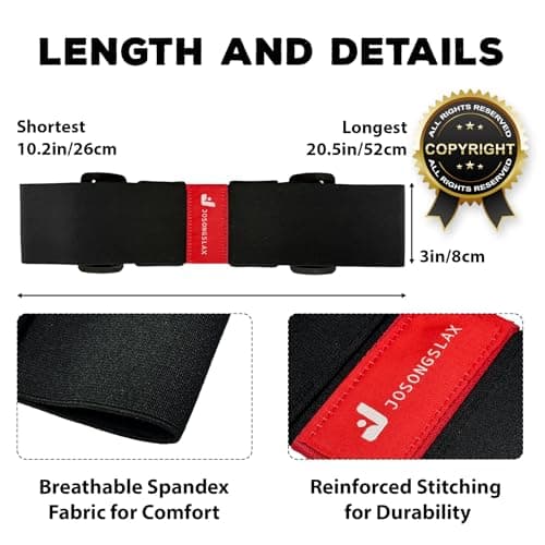 Josongslax Golf Swing Trainer Aid, Adjustable Elastic Swing Correcting Arm Band, Golf Practice Accessories to Fix Chicken Wing, Golf Training Equipment Gifts for Golfers, Beginners and Players - Thumbnail 5