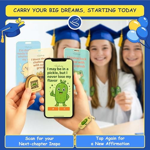 Stofinity 60 Positive Pickle Affirmation Cards Jar - Encouragement, Positivity & Emotional Support Gift for Teen Girls Trendy Stuff, Back to School Teacher Gifts, Women, Daughters, Sisters & Friends - Thumbnail 5