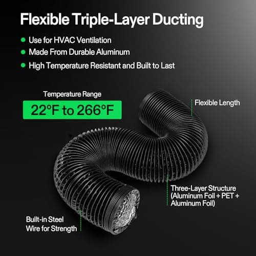 VIVOSUN Smart Air Filtration PRO G4 Kit 4", AeroZesh G4 Inline Duct Fan w/GrowHub E42A+ Temp. Humidity WiFi-Controller, Carbon Filter & Ducting, Cooling & Ventilation System for Grow Tent, Hydroponics - Thumbnail 6