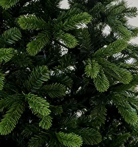 Aovotreena 6.5FT Pre-Lit Artificial Christmas Tree with 650 White Lights,1227 Mixed PE&PVC Branch Tips,Green Full Downswept Douglas Fir Xmas Tree,Foldable Metal Base for Home, Party Holiday Décor - Thumbnail 3