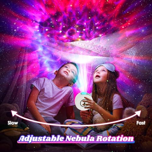 Incamity Galaxy Projector, Light Projector, Night Light Projector with 41 Lighting Modes, Galaxy Light Projector with Timer and Remote, for Kids Adults, Bedroom, Home Theater, Christmas - Thumbnail 6