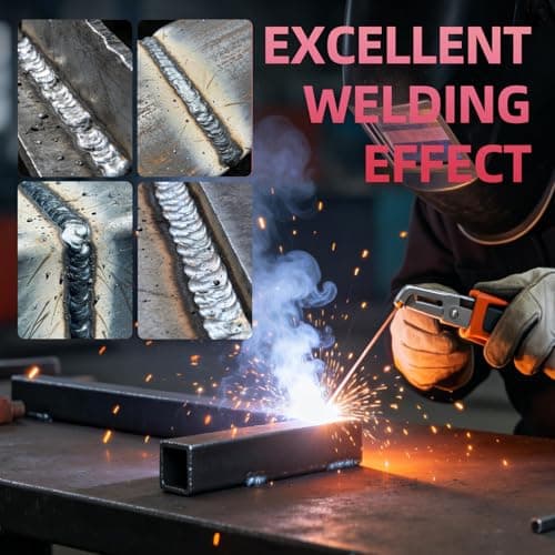 CUBEWAY 250A Gasless Flux Core MIG Welder 110V MIG Welder Flux MIG/Lift TIG/Stick 3 in 1 Welding Machine IGBT DC Inverter with Digital Display & Synergic Control - Thumbnail 6