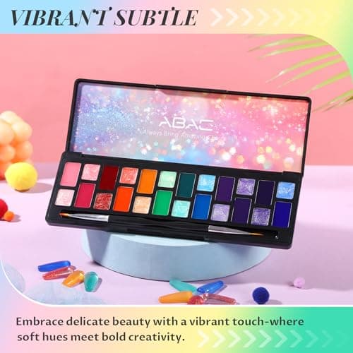 ABAC Solid Jelly Gel Polish Kit 24 Colors Hema Free w/Dual Brush - Transparent Vibrant Rainbow Hues,Non-Toxic Sheer Gel Polish Set for Summer Nails,Salon & Home Manicure - Thumbnail 5