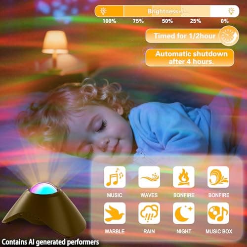 Ingleby Galaxy Projector,Northern Galaxy Light Aurora Star Projector with Bluetooth Speaker Timer and Remote Control,Night Lights for Bedroom Room Decor, Gifts for Kids, Adults, Christmas, Birthday - Thumbnail 4