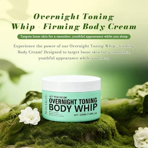 MOAGERDTD Overnight Firming Body Cream, with Cladosiphon Okamuranus Etract & Glycerin, Smooth Rough Skin Tighten Skin-Large Capacity Creamy Moisturizing Body Lotion 7.44 FL OZ - Thumbnail 2
