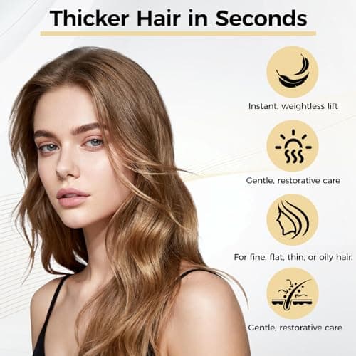 Mokasakiso Hair Thickening Texture Spray (8.5 oz), Volume Texturizing Spray for Fine Hair Women & Men, Hair Volumizer Organic Ingredients, Protects, Strengthens & Repairs - Thumbnail 4