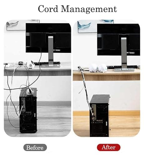1/2 Inch Hook and Loop Roll Reusable Cable Ties Cable Management Straps Cord Organizer Double-Sided Heavy Duty Strips Black Cord Wrap for Computer Home Office Date Center (Black, 1/2inch 54Yards) - Thumbnail 2