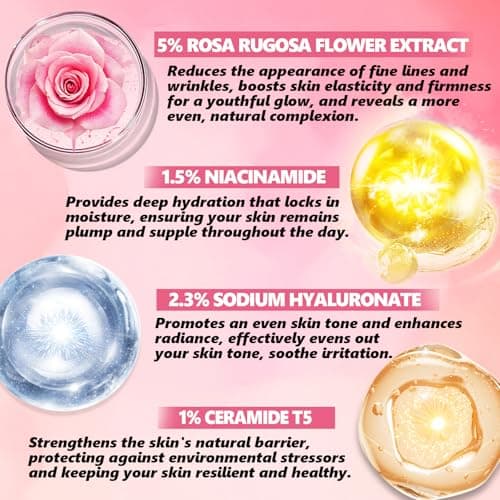 DEBAIY Rose 2.3% Hyaluronic Acid Facial Serum - Nourish Skin, 120ml/4.06fl.oz - Thumbnail 3