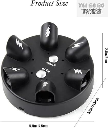 YEIBOBO ! Shock Roulette Party Game, Electric Game of Chance, Interesting Party Game Toy, Finger Shock Game Party Favor Gift for 2-6 Palyers - Thumbnail 6