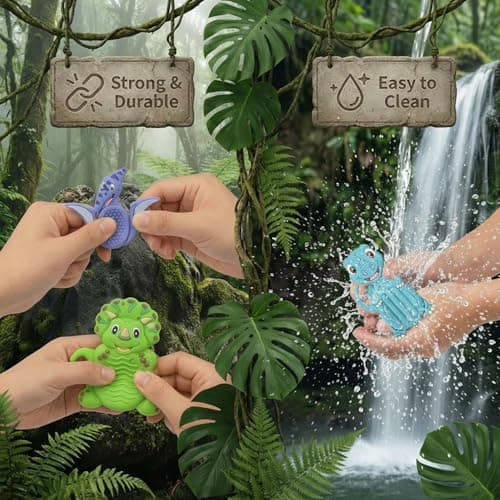 24Pack Dinosaur Sensory Stone for Autistic, Easter Eggs Fillers, Kid Fidget Stress Toys for Kids Classroom, Autism Calming Special Education Must Haves Travel Essentials,Easter Party Favors for Kids - Thumbnail 4