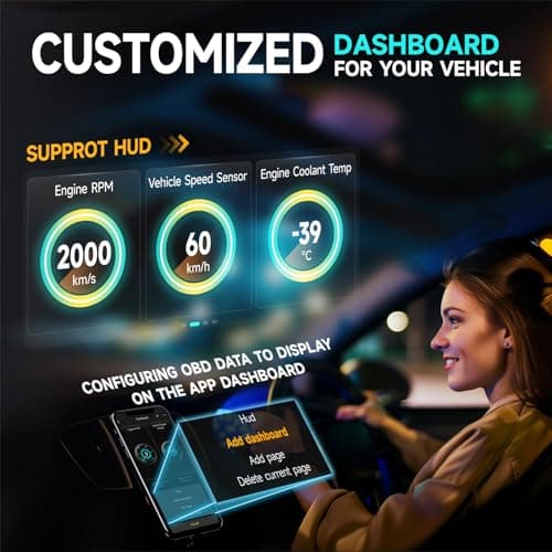 DND Bluetooth OBD2 Scanner - All System Diagnostic Tool for iOS & Android, Code Reader for Cars, Free Updated Vehicle Scan Tool, Bidirectional Diagnsotic Scanner with Oil Reset, Battery Registration - Thumbnail 6