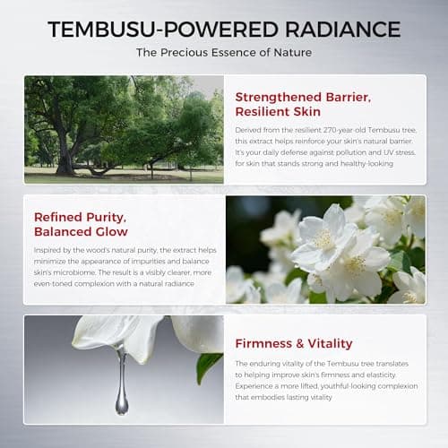 NING DERMOLOGIE Skin Care Set: 8-Step Tembusu Essence Skincare Kit, Cleansing Hydrating Moisturizing Anti-Aging Gift Sets for Women – Complete Daily Routine for Sensitive, Dry, Oily & Aging Skin - Thumbnail 6