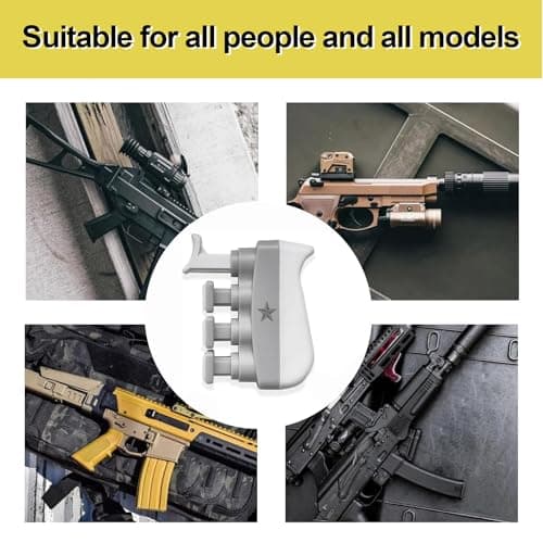 Trigger Trainer for Dry-Fire Training – Enhance Trigger Control & Muscle Memory & Shooting Accuracy for Handguns, Pistols & Firearm Owners, No Real Click Sound (Two-color 1 stage) - Thumbnail 2