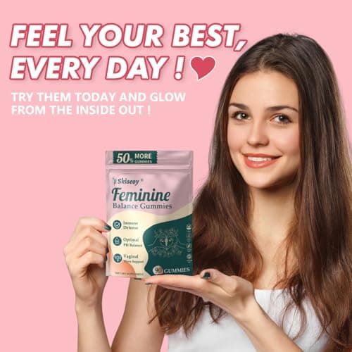 Skiseoy Pineapple Gummies for Women pH - Feminine Balance Gummies for Flora and Vaginal Health + Vitamin C for Immune Support, Probiotics Women's pH Balance Gummy Nutrition Vegan Friendly, 90 Counts - Thumbnail 5