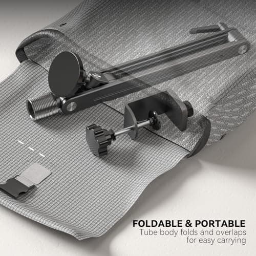 Jakeko Magnetic Portable Monitor Holder Arm - Heavy Duty Solid Aluminum 75mm VESA Mount Desk Clamp 8.3" 12.9" 15.6" 16" 17.3" 18.5 inch 360° Swivel Base with Cable Clips - Thumbnail 6