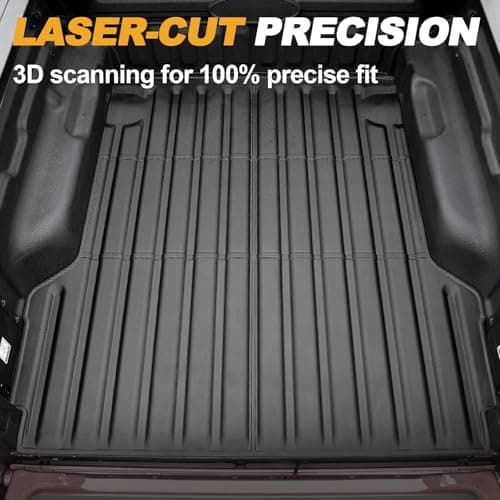 Lumway Truck Bed Mat for 2022-2026 Ford Maverick Hybrid & Gasoline 4.5FT, TPE All Weather Durable Truck Bed Liner for Ford Maverick Accessories (Not fit with Drop-in Bed Liner) - Thumbnail 3
