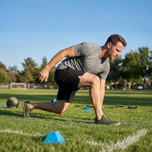 AIRHAS Mens Barefoot Shoes with Wide Toe Box Gym Workout Sneakers for Men Zero Drop Cross Training Shoes(Olive/Gum,8.0) - Thumbnail 2