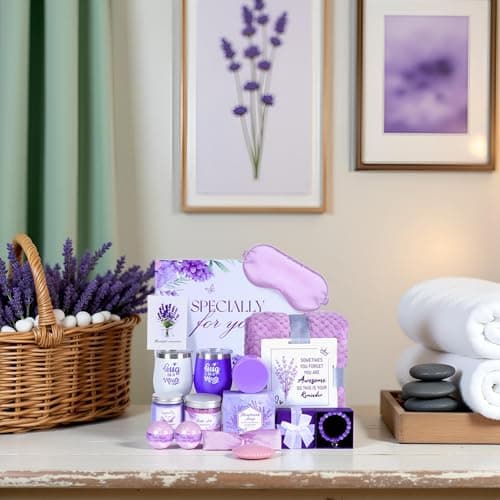 Mother's Day Gift,Get Well Soon Gifts After Surgery,Birthday Gift Boxes ,12Pcs Self Care Package,Thinking of You Gift Basket,Relaxing Spa Gift For Her, Mom,Wife, Sister,Best Friend - Thumbnail 4