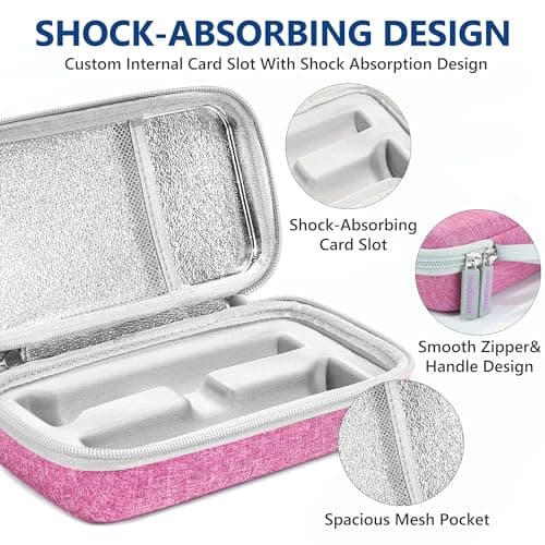 Insulated Cooler Travel Case for Zepbound or Mounjaro Injector Pens,Compact Syringe Box Holder for Trip & Daily Use,TSA Approved Cold Pack, Easy to Clean(Pink,Big) - Thumbnail 5