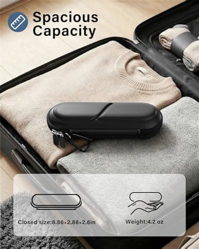 ProCase Toothbrush Travel Case for Oral-B/Oral-B Pro 1000 1500 5000 7000 7500 6000 9600/Philips Sonicare 4100 5100 1100 6100 5300 Oral-B iO Electric Toothbrush Portable Hard Container -Black - Thumbnail 4