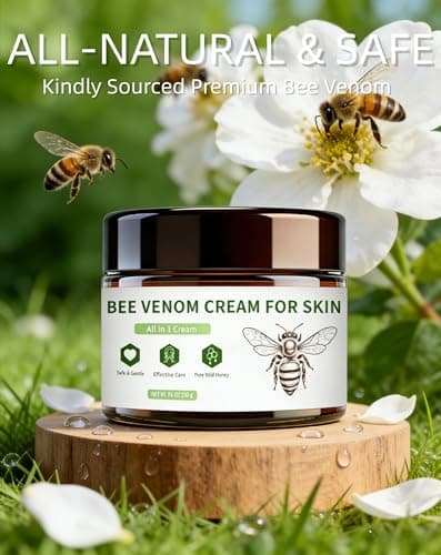 TZUNAKI Bee Venom Cream - 2 Packs Ampoule Firming Cream for Joint Long-Lasting Hydrating for Face Whole Body Strength Muscle, Natural Bee Wax Honey Lotion Gentle Formula for All Skin Types Men Women - Thumbnail 3