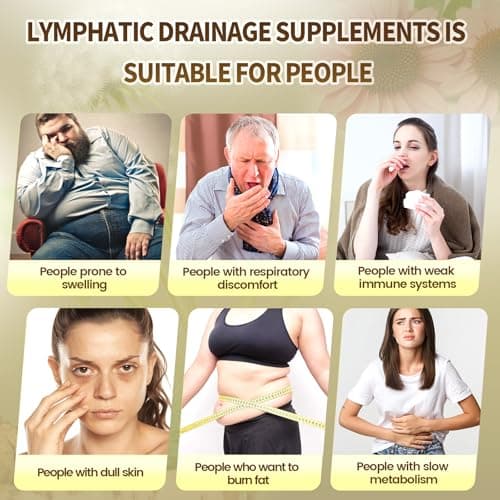21-in-1 Liposome Lymphatic Drainage Supplements, 45 Day Supply, 4800mg Immune & Lymph System Support, 10:1 Concentrated Technology, Echinacea, Dandelion, Burdock, Bromelain, Calendula, 90 Capsules - Thumbnail 5