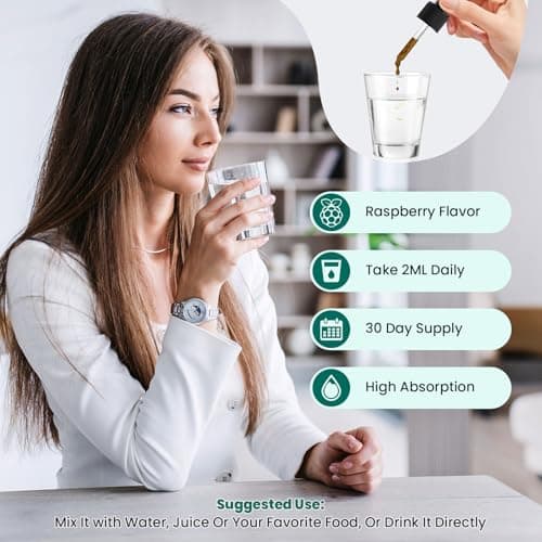 Lymphatic Drainage Drops - 11 in 1 Lymphatic Supplement for Immune, Lymph System & Liver Detox - with Echinacea, Horse Chestnut, Dandelion, Elderberry & Burdock - Raspberry Flavor, Vegan, 2 Fl Oz - Thumbnail 5