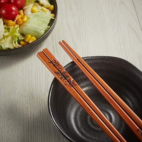 Chopstick Reusable Chinese Panda Chopsticks with Holder and Carrying Bag Chinese Traditional Stylish Set（2 Pairs） - Thumbnail 4
