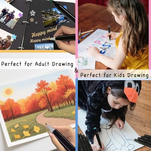 HEVEGRD 80 Colors Alcohol Markers Set, Dual Tips Blender Art Marker for Drawing Permanent Sketch Marker for adult coloring, Illustrations Alcohol Based Markers, Artist Pens - Thumbnail 6