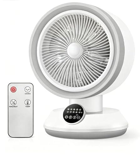 EXNOS 2-in-1 Heater & Fan, 1500W, 60° Oscillation for Home Office - Image 1
