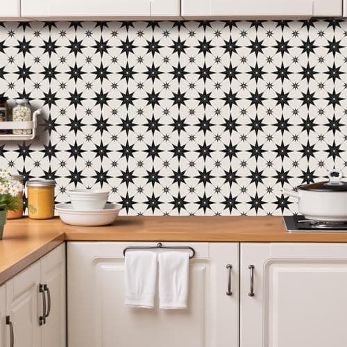 SUNPEEL Peel and Stick Floor Tiles, Vinyl Flooring Waterproof for Bathroom Kitchen Bedrooms Living Room Fireplace Wall RV (10, White, 11.8" x 11.8") - Thumbnail 4