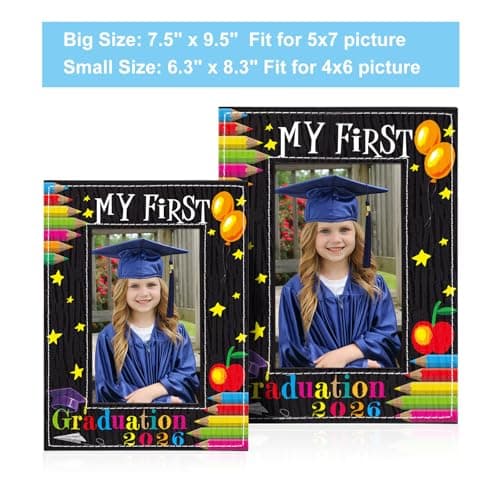 FaCraft Preschool Graduation Gift - 4"x6" Pre K Kindergarten Graduation Gifts 2026 Graduation Picture Frame My First Graduation Frame End of Year Gift for Kids Students Boys Girls Son Daughter - Thumbnail 5