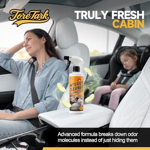toretark Interior Car Cleaner Kit for Tesla, pH-Neutral Safe for All Surface, 2-in-1 Modes Car Upholstery Cleaner for BMW Accessories, Cleaning Kit Interior for Mercedes Benz Car Accessories - Thumbnail 6