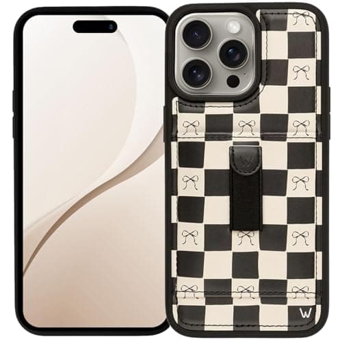 Walli Cases for iPhone 14 Pro Case Aesthetic Sport Wallet Phone Case Card Holder, Securely Holds up to 2 Cards - Cute, Trendy Phone Cover fits iPhone 14 Pro, with Finger Strap - Image 1