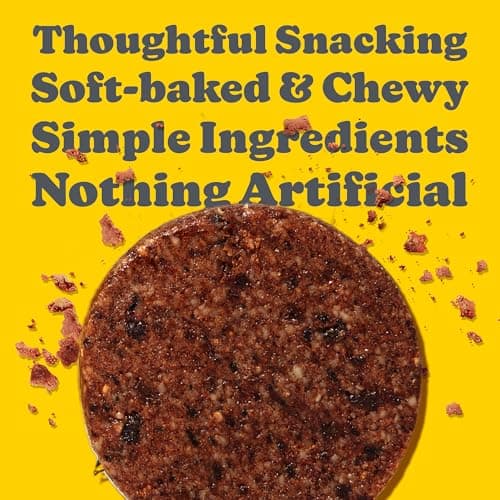 Love + Chew Mini Vegan Cookies, Gluten Free, 4g Plant Based Protein Per Cookie, Healthy Snacks for Adults or Kids, Refined Sugar Free, Individually Wrapped, Sunflower Seed Based Banana Bread, 18 Pack - Thumbnail 5