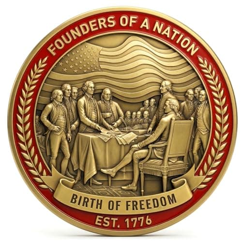 250th Anniversary USA Challenge Coin – Statue of Liberty Freedom Coin, 1776–2026 America 250 Years of Freedom Commemorative Coin,Honoring 250 Years of American Freedom - Thumbnail 2