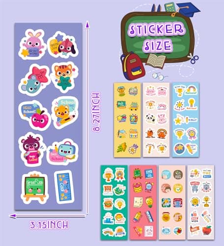 Back to School Supplies,400 Pcs Teacher Motivational Stickers for Kids - Thumbnail 4