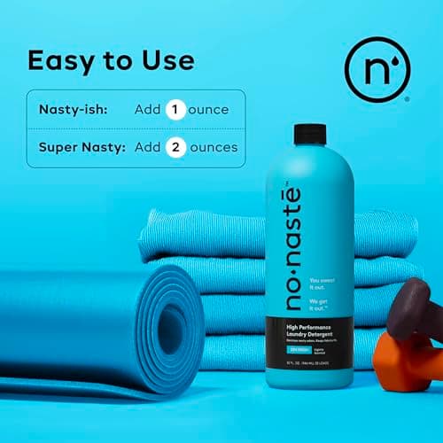 Nonaste Zen Fresh Activewear Laundry Detergent (32 Fl Oz, Pack of 1) – High Performance Detergent, Eliminates Trapped Sweat & Odors | Laundry Safe for Fabrics and Sportswear, Fresh Scent, 16 Loads - Thumbnail 6