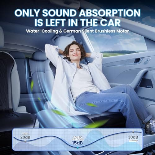 TOWTAMER 2025 Upgraded ICY Seat, Semiconductor Ventilated Cooling Car Seat Cover(Front Seat),12V-24V Cooling Car Seat Cushion with 3 Temp Modes,Universal Fit for SUV/Truck Accessories(Ice-Core Black) - Thumbnail 3