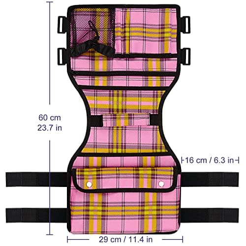 supregear Side Walker Bag, Walker Accessories Bag w/Cup Holder, Folding Walker Basket Waterproof Walker Organizer Caddy Pouch for Most Walker with Side Bar for Seniors, Elderly, Double Sided - Thumbnail 3